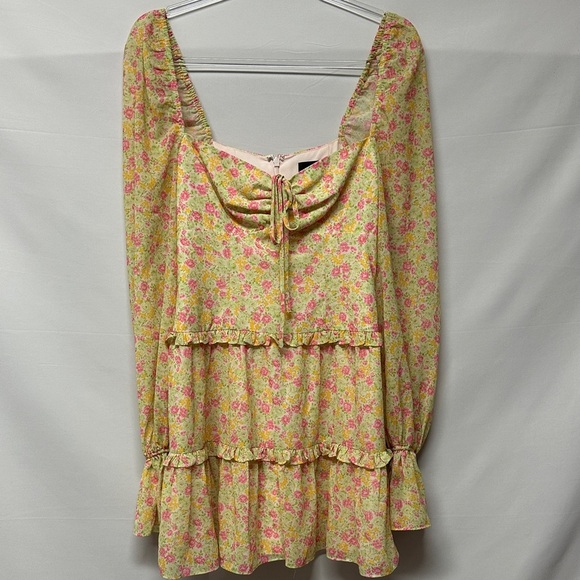 Majorelle Revolve Apple Mini Dress in Pink Lemonade Multi S - Picture 3 of 8